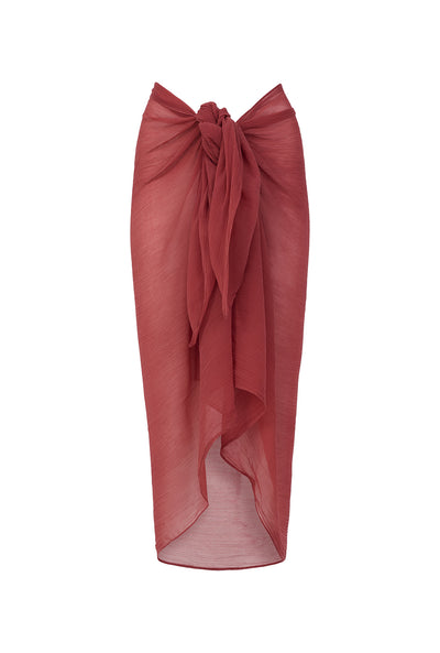 Santorini Sarong - Rosewood