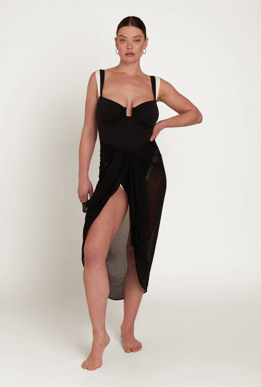 Santorini Sarong - Black