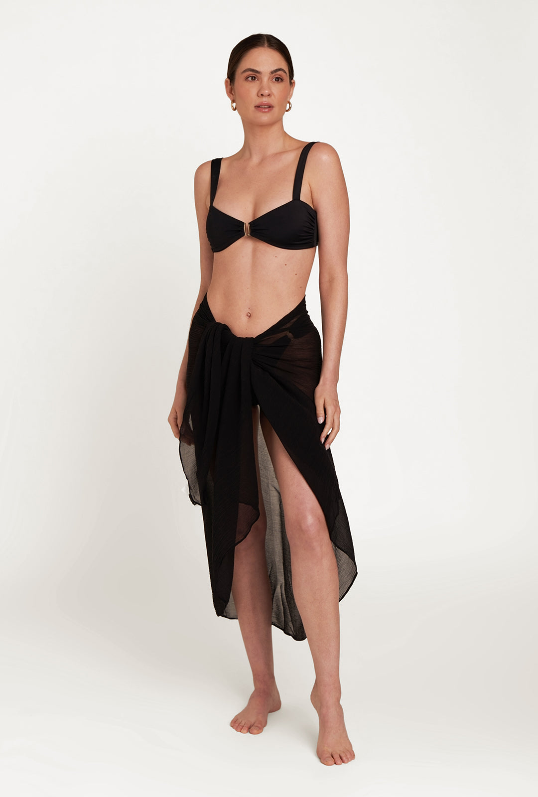 Santorini Sarong - Black