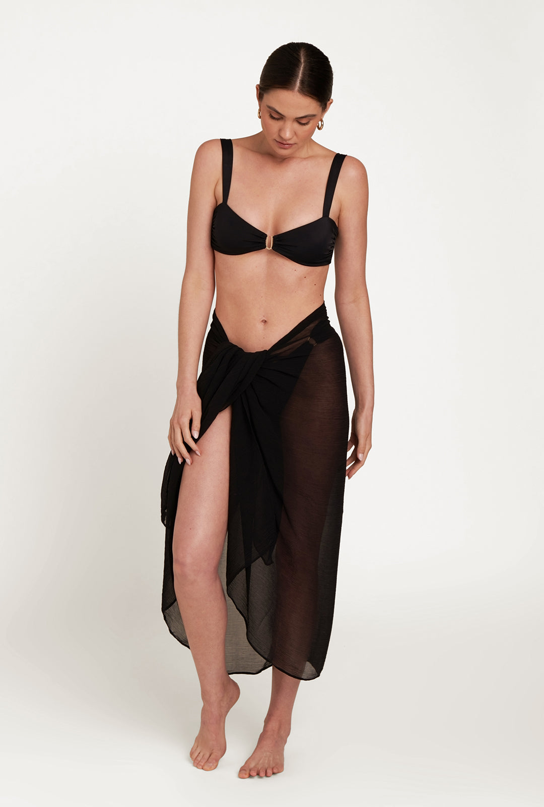 Santorini Sarong - Black